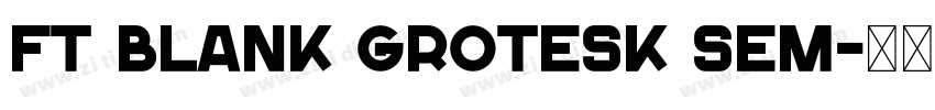 FT Blank Grotesk Sem字体转换